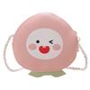 Bolsas Infantis Nova Fruta Morango Abacaxi Bolsa Pequena Moda Bonita Bolsa de Ombro Infantil Meninos e Meninas Bolsa Transversal