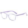 Nuevas Gafas para Niños con Filtro de Luz Azul, Espejo, Estudiante, Sin Receta, Cuadradas, Marco Suave, Lente Plano, Fabricante, Venta al por Mayor, Vidrio Cruzado 0034