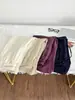 Pantalones de Lino Lyocell Tencel para Mujer, Ligeros, Transpirables, Suaves, Amigables con la Piel, Lavados al Agua, Pantalones Cortos Casuales con Cordón para Mujer