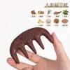 Peine Estilo Tiktok de Polygonum Multiflorum con Fragancia Sólida, Fragancia a Ginseng, Color Original, Peine con Fragancia de Carácter de Bendición, Peine de Incienso, Venta Directa del Fabricante