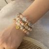 [Ice Meng] pulsera de moda con cuentas pulsera torre del amor Europa y Estados Unidos nueva joyería transfronteriza B583