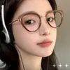 Monturas de Gafas Retro Estilo Americano Ojo de Gato para Mujeres con Miopía, Se Pueden Montar con Lentes Graduadas para Astigmatismo, Monturas de Gafas de Moda Elegantes para Hombres