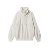 Heyhenry Europeu e Americano 2025 Design de Gola Dupla Outono e Inverno Cardigan Preguiçoso Suéter Feminino Veludo Casual Top Solto