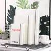 Caderno espiral simples pp transparente fosco Caderno de anotações para estudantes grade em branco caderno de folhas soltas
