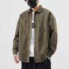 Camisa Italiana de Manga Larga para Hombre, Nuevo Estilo Otoño, Camisa de Moda Casual para el Trabajo, Chaqueta, Top