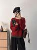 Suéter Fashion com Novo Design Japonês para Mulheres Outono e Inverno 2025 Pulôver Solto com Gola Alta Tricô