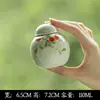 Serie de Juego de Té Pintado a Mano de las Dinastías Tang y Song, Juego de Té Kung Fu para Uso Doméstico, Incluye Gaiwan, Tetera, Tazas de Té, Posavasos, Recipiente para Té y Colección de Cuchara para Té