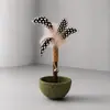Brinquedo de copo para gato com varinha de pena, gadget de autoentretenimento de madeira para alívio do tédio, brinquedo interativo com catnip, durável e resistente ao desgaste