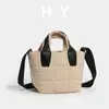 Bolsa Feminina Original Dongdaemun Coreia do Sul Simples Leve Nylon Penas Mão Ombro Transversal Versátil Bolsa de Mão