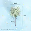 Agulhas de Pinheiro Simuladas Natal Mini Árvore de Natal Acessórios Decoração Caixa de Presente Decorações de Natal Acessórios de Agulha de Pinheiro Simulados