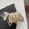 Bolso de Moda Estilo Coreano Bolso Tote Pequeño para Mujer 2026 Primavera Nuevo Bolso Acolchado con Cadena Bolso Cuadrado Pequeño de Hombro Cruzado