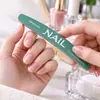 Tira de lijado y pulido de esponja personalizada de fábrica Contenido del logotipo personalizable Lima de uñas Manicura Dar forma a las uñas Tira de pulido Lavado con agua Maestro