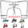Cubierta de Manillar para Vehículo Eléctrico, Guante de Parabrisas Cálido de Invierno, Protector de Manillar para Vehículo a Batería, Cubierta de Manillar para Scooter, Engrosado para Prevenir el Frío
