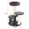 Villa para Gatos Grande de Cuatro Capas Felpa Corta Exportación Transfronteriza Sisal Nuevo Rascador para Gatos Rascador para Gatos Columna Rascadora para Gatos