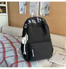 Mochila de Estilo Coreano Ins de Nicho Estilo Perezoso para Chicas de Secundaria, Estudiantes de Preparatoria con Buen Aspecto, Mochila Simple de Gran Capacidad