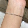 Plata S925 Nueva Moda Elegante Lujo Accesible Super Brillante Diamante de Alto Carbono Pulsera Estilo Ins para Mujer Joyería de Mano Versátil Simple Venta al por Mayor