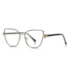 Gafas de Moda Metálicas Anti-luz Azul 3138CP Patas de Tirachinas Venta Caliente Sudamericana Montura Estilo Mismo de Spice Girl Montura Óptica de Comercio Exterior