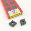 Hoja CNC de aleación dura 120408 para acero y acero inoxidable, inserto de aleación de forma de diamante resistente al desgaste para torno exterior de doble cara