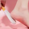 Lima Multifuncional Colorida de Doble Cara para Eliminar Piel Muerta y Callos, Color Macarrón, Lima de Madera de Haya Perforada para Pedicura