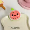 Pingente de pelúcia série frutas, melancia simulada, maçã, abacaxi, broche DIY, acessórios de vestuário, acessórios de bolsa