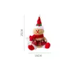 Pingente de Boneco de Homem de Gengibre de Natal Boneca Pequena de Presente de Feriado Enfeite de Boneca Decoração de Árvore de Natal Transfronteiriço