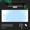 Mousepad extra grande com cor degradê e logotipo personalizado, adequado para uso em jogos e escritório como tapete de mesa para teclado
