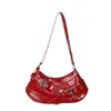 Bolso Versátil de Temperamento para Mujer 2026 Otoño Nuevo Estilo Bolso Baguette de Temperamento Elegante Bolso Retro para Debajo del Brazo Bolso de Hombro Versátil de Moda