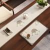 Novo estilo chinês mesa de chá tapete de chá clássico estilo chinês corredor de mesa Zen tapete de chá tapete de mesa de chá absorvente tapete de chá de secagem rápida