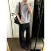 Camisa polo a rayas transfronteriza, de manga corta para hombre, estilo universitario de verano, top holgado de bloques de color, camiseta de media manga a la moda estilo americano