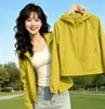 2026 Nueva Chaqueta con Capucha para Mujer Cintura Ajustada Adelgazante Ropa Exterior Otoño Corta para Exteriores Chaqueta Softshell Chaqueta Ajustada para Mujer Cuero