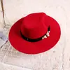 Chapéu feminino novo outono e inverno 2015 Chapéu de coco de aba larga britânico Chapéu de coco de tricô outono e inverno Chapéu de jazz Chapéu de casal