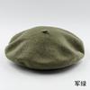 Gorro de lana de moda de Jiangsu, todo a juego, boina, gorra de pintor, gorro de capullo de lana, gorra de boceto, sombrero casual femenino estilo Mori