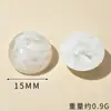 Botones Plásticos de Colores con Base Alta y Acabado Brillante con Forma de Hongo para Abrigos de Mujer y Niños, Suéteres, Cárdigans de Punto, Botones Decorativos Cosidos a Mano