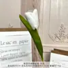 Flores Artificiales de Tulipán Hidratantes Flores Hechas a Mano para Bodas Flores Decorativas Artificiales Arreglos de Piso para Bodas al por Mayor