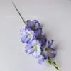 Nova Orquídea Phalaenopsis Artificial Pequena, Arranjo de Flores para Móveis Decoração, Flores Artificiais para Hall de Entrada, Hotel, Restaurante, Decoração de Casamento Produtos Florais