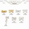 Cor Dourada 18K Preservação da Cor Luxo Acessível Micro-pavimentado Zircônia Pingente Laço Estéreo Pingente DIY Pulseira Roupas Colar Acessórios