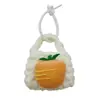 Porta-moedas Mini Fruta Bolsa para Fones de Ouvido Tricô de Lã Pingente de Chaveiro Boneca Artesanal Criativa Pequenos Enfeites Venda por Atacado