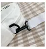Bolsa Transversal Fantasma Branca Minimalista - Pequena Bolsa de Ombro de Nylon para o Dia a Dia