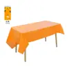 Mantel Desechable 137*274 Decoración Fiesta de Cumpleaños Mantel Plástico PE Tela Mantel Mesa de Postres Color Sólido Mantel Mantel