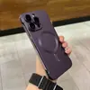 Funda magnética sin marco para teléfono con pulverización de aceite, adecuada para Apple 15 Pro Max, color sólido, 14/13, funda rígida 12, orificios de precisión 16