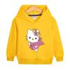 Suéter con capucha para niña KT Cat, otoño 2022, primavera y otoño, nueva ropa para niños, top informal para niña, abrigo para niña