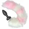 Tapón Anal Vibrador Cola de Zorro SM para Hombres y Mujeres, Productos para Adultos Cola de Zorro al por Mayor