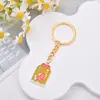 Chaveiro Estilo Japonês Flor de Cerejeira Carpa Protetor para Atrair Riqueza, Boa Sorte e Segurança Criativo Chaveiro de Casal Pingente para Bolsa Feminina