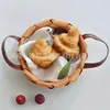 Cesta de Almacenamiento Tejida con Virutas de Madera Hecha a Mano por el Fabricante Almacenamiento de Artículos Varios de Cocina Cesta para Catering Cesta para Frutas Picnics Cesta para Verduras