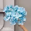 Flor Artificial 5 Cabeças Buquê Sem Folhas Hortênsia Parede de Flores para Casamento Decoração de Salão de Casamento Hortênsia de Seda Artificial Flor de Seda