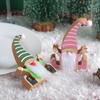Zonghong Adornos Creativos de Figuritas de Madera Transfronterizos Duende Navideño Jardín Micro Paisaje Artesanía Adornos