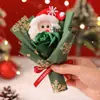 Buquê de Natal Presente Buquê de Sabão Papai Noel Véspera de Natal Presente Criativo para Namorada Atacado