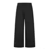 Pantalones Deportivos con Estampado Callejero Estilo Americano 11Kn para Hombres y Mujeres, Corte Holgado, Diseño Versátil de Retazos, Pantalones Casuales Rectos de Pierna Ancha