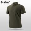 Polo Xadrez Refinado para Golfe Masculino Verão Casual Negócios Esportes Camiseta de Manga Curta Masculina Roupas de Seda Gelada de Secagem Rápida para Homens