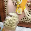 Novo Gato da Sorte Princesa de Ouro Puro, Por Favor, Fique Rico Chaveiro, Estilos Completos, Pingentes Criativos Contendo Ouro, Atacado Quente